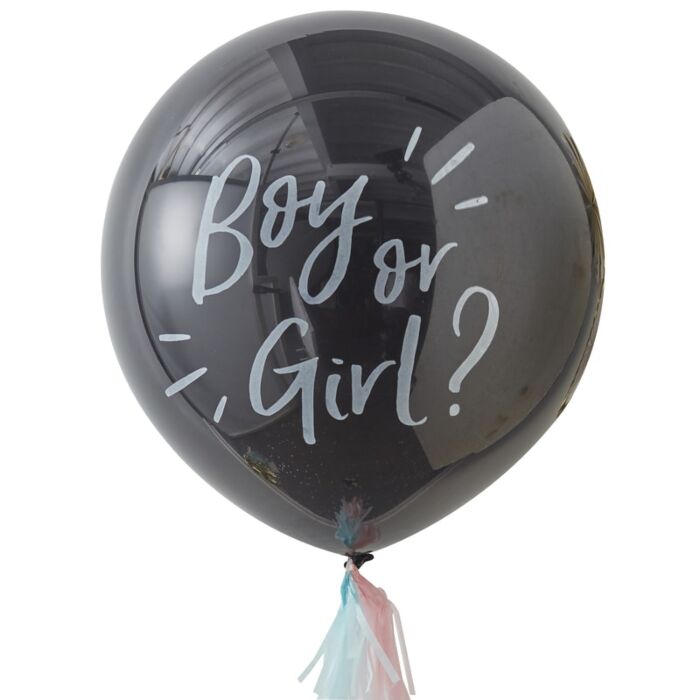 BOY OR GIRL - GENDER REVEAL BALLOON - Ralph and Luna Party Shop