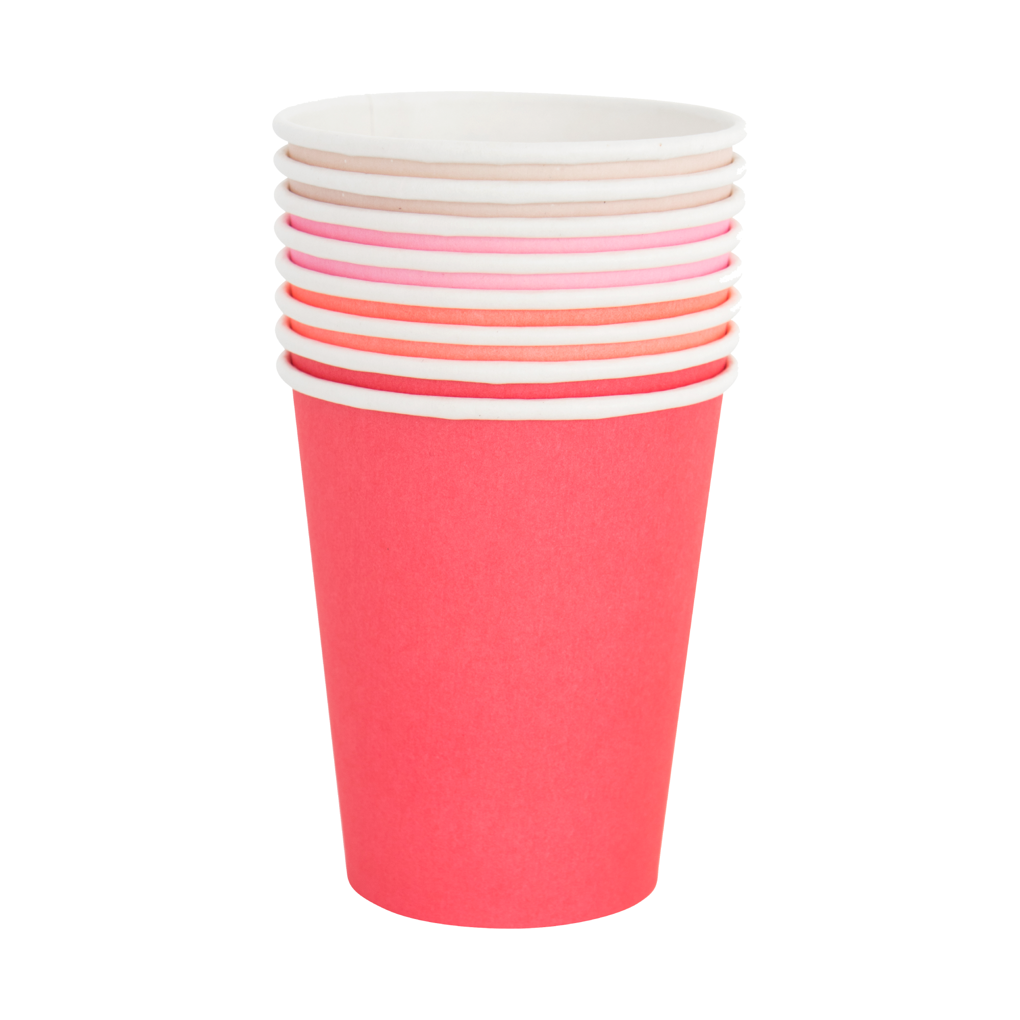 Pink Paper Party Cups Ralph and Luna Party Shop