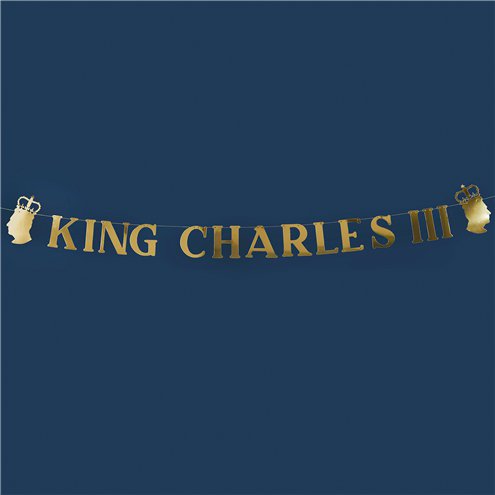 King Charles Coronation Banner