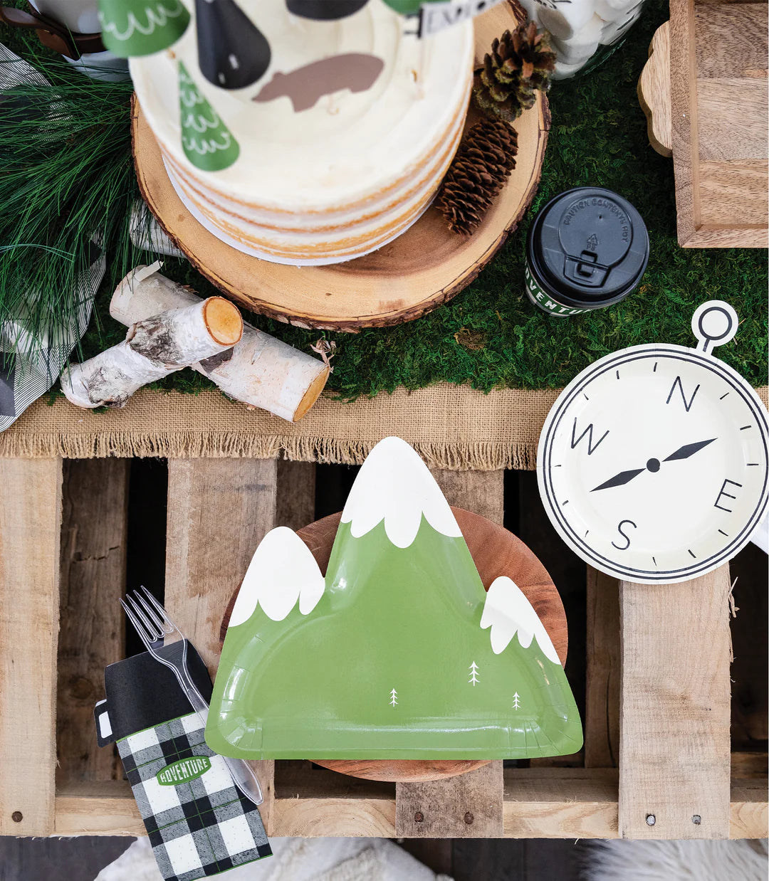 Adventure Mountain Shaped Plates