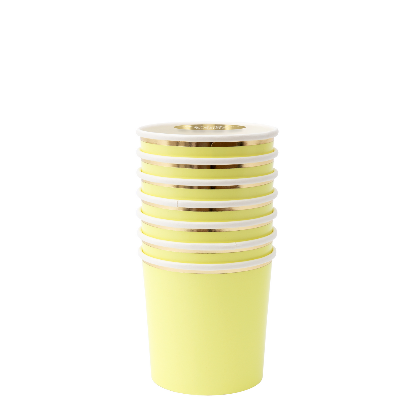 Pale Yellow Tumbler Cups - Ralph and Luna Party Shop