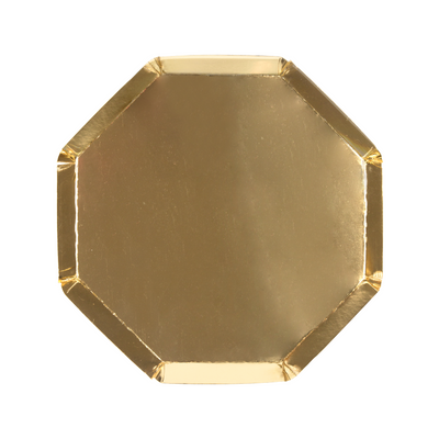 Gold Side Plates - Ralph and Luna Party Shop