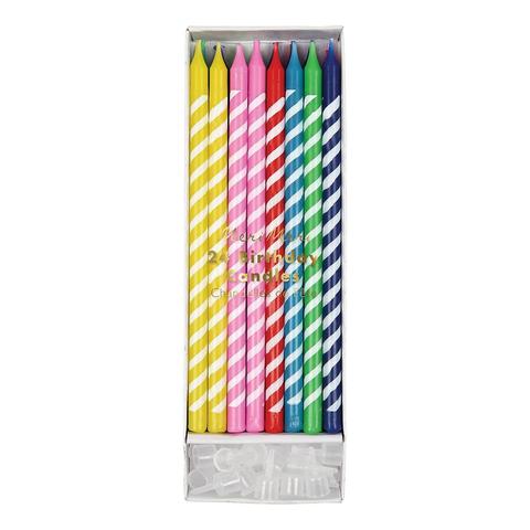 Bright Party Candles - Ralph and Luna Party Shop