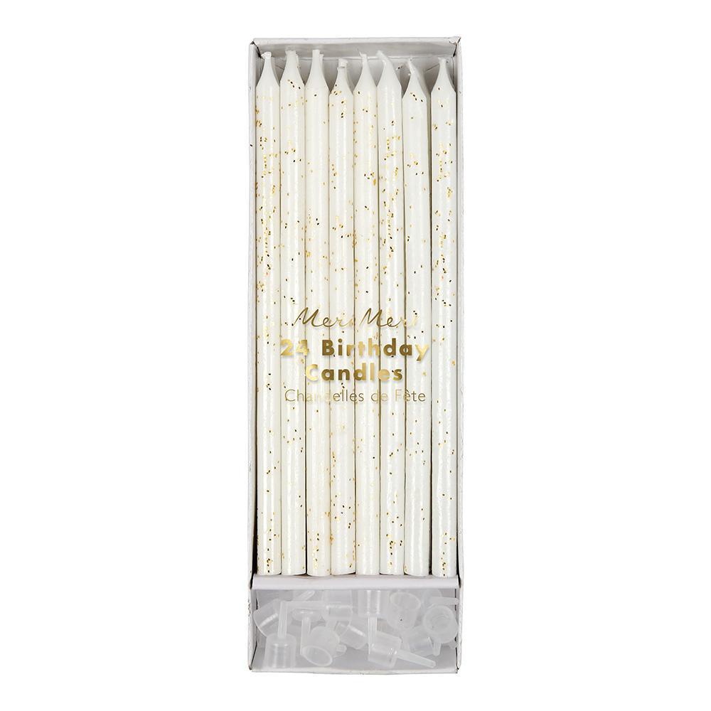 Gold Glitter Candles - Ralph and Luna Party Shop