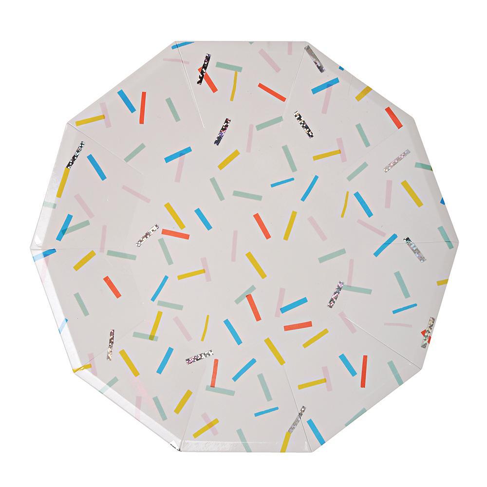 Sprinkles Plates (large) - Ralph and Luna Party Shop