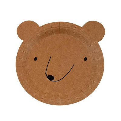 Bear Plates (small) - Ralph and Luna Party Shop