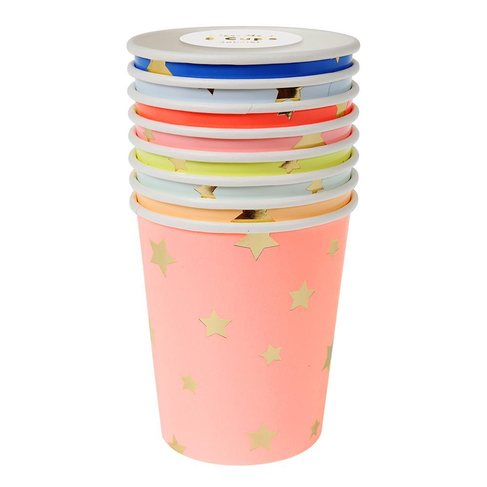 Jazzy Star Cups - Ralph and Luna Party Shop