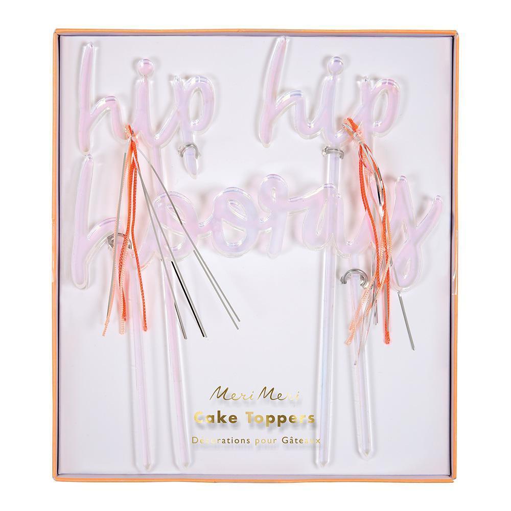 Hip Hip Hooray Cake Toppers - Ralph and Luna Party Shop