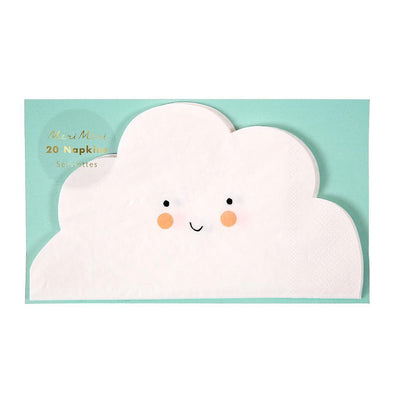 Happy Cloud Napkins - Ralph and Luna Party Shop