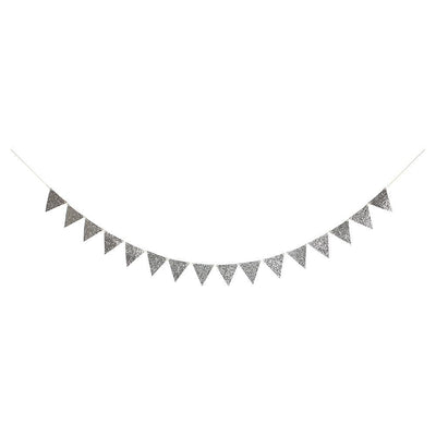 Glitter Flag Garland - Ralph and Luna Party Shop