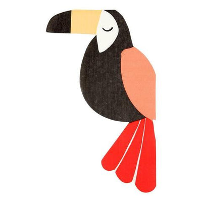 Go Wild Toucan Napkins - Ralph and Luna Party Shop