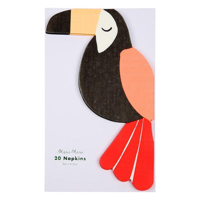 Go Wild Toucan Napkins - Ralph and Luna Party Shop