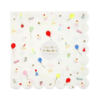 Party Icons Large Napkins - Ralph and Luna Party Shop