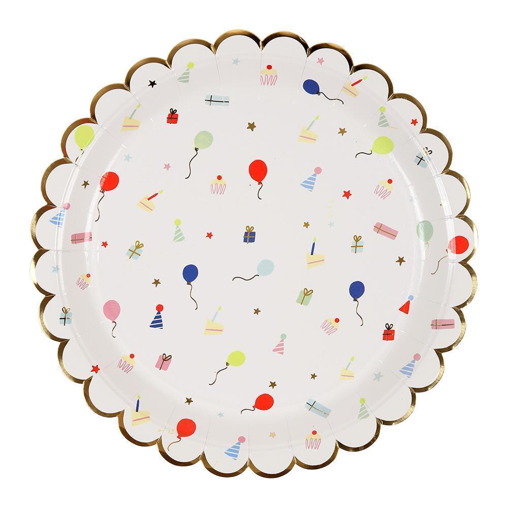Party Icons Large Plates - Ralph and Luna Party Shop