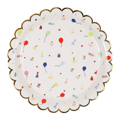 Party Icons Large Plates - Ralph and Luna Party Shop