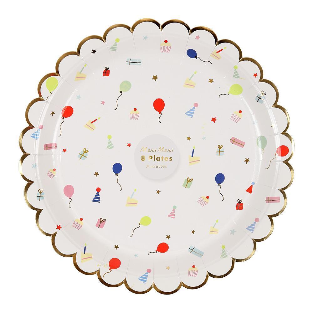 Party Icons Large Plates - Ralph and Luna Party Shop