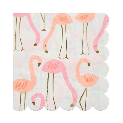 Flamingo Napkins (large) - Ralph and Luna Party Shop