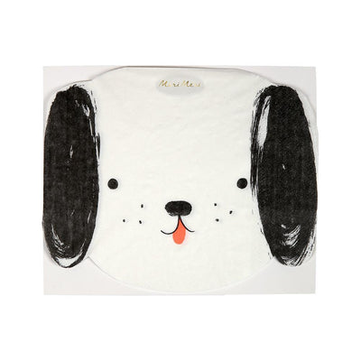 Black & White Dog Napkins - Ralph and Luna Party Shop