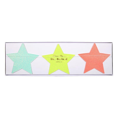 Multicolor Star Garland - Ralph and Luna Party Shop
