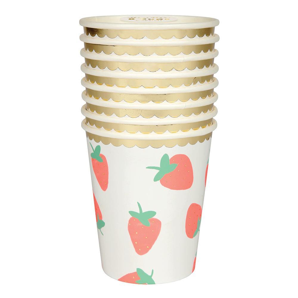 Strawberry Cups - Ralph and Luna Party Shop