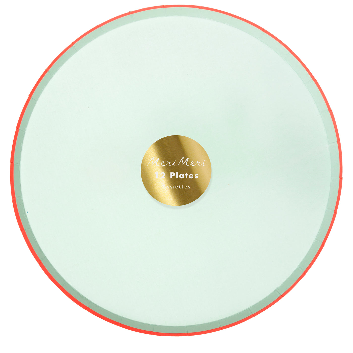 Pastel Neon Edge Dinner Plates - Ralph and Luna Party Shop