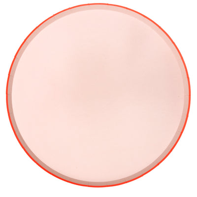 Pastel Neon Edge Dinner Plates - Ralph and Luna Party Shop