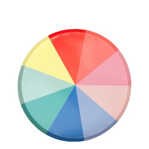 Color Wheel Side Plates - Ralph and Luna Party Shop