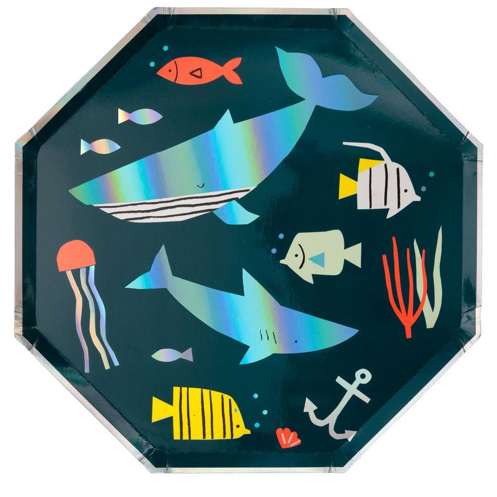 Under The Sea Dinner Plates - Ralph and Luna Party Shop