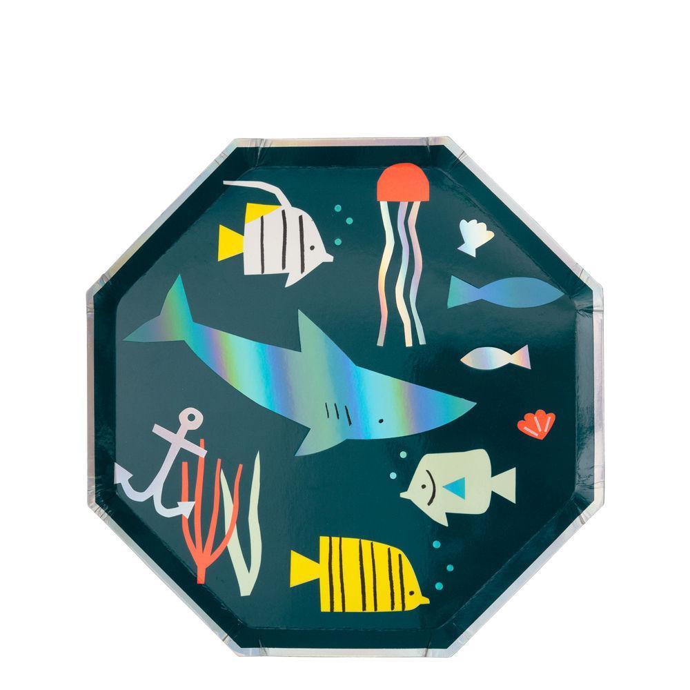 Under The Sea Side Plates - Ralph and Luna Party Shop