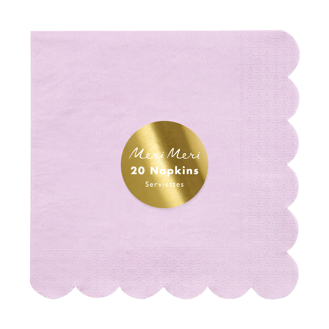 Lilac Large Napkins - Ralph and Luna Party Shop