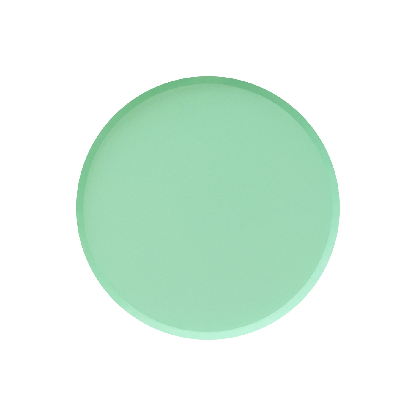 Mint Green Small Paper Party Plates - Ralph and Luna Party Shop