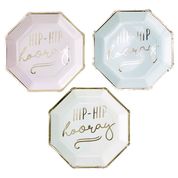 Pick & Mix Pastel Hooray Plates - Ralph and Luna Party Shop