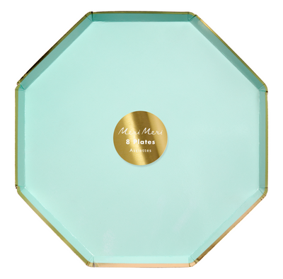 Mint Dinner Plates - Ralph and Luna Party Shop
