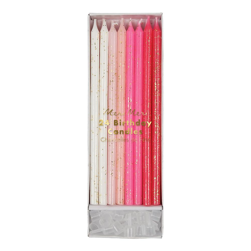 Pink Candles - Ralph and Luna Party Shop
