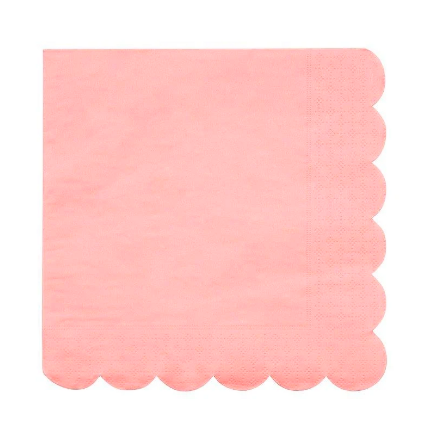 Neon Coral Large Napkins - Ralph and Luna Party Shop