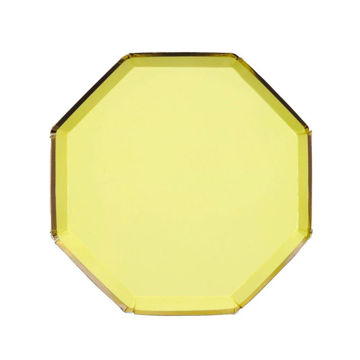 Pale Yellow Side Plates - Ralph and Luna Party Shop
