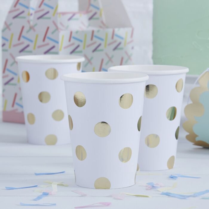 Pick & Mix Polka Dot Cups - Ralph and Luna Party Shop