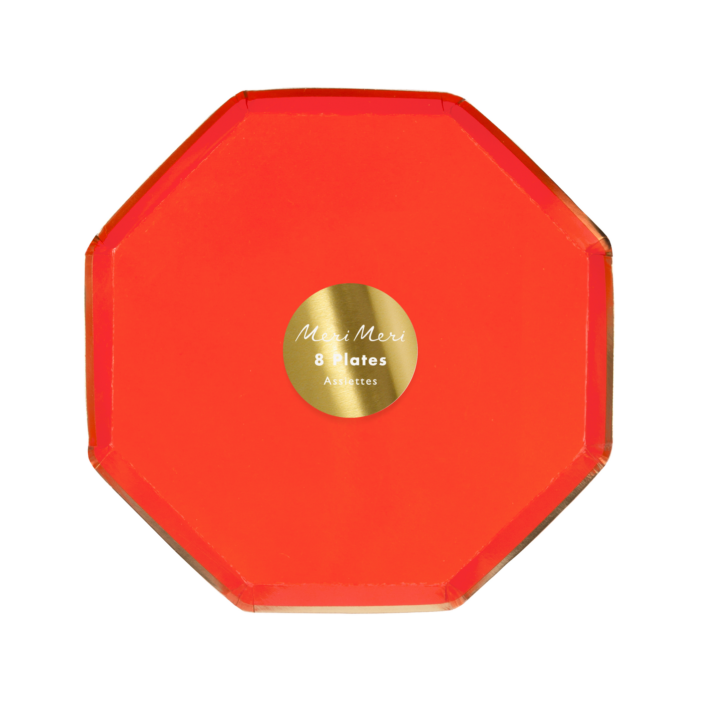 Red Side Plates - Ralph and Luna Party Shop