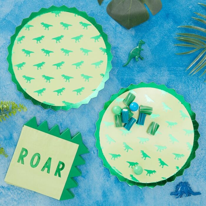Roarsome Dinosaur Plates - Ralph and Luna Party Shop