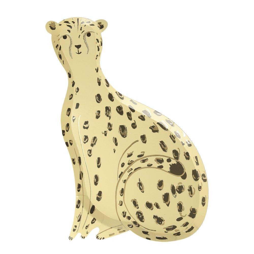 Safari Cheetah Plates - Ralph and Luna Party Shop