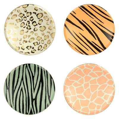 Safari Animal Print Dinner Plates - Ralph and Luna Party Shop