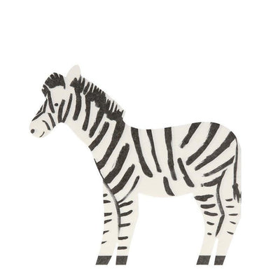 Safari Zebra Napkins - Ralph and Luna Party Shop