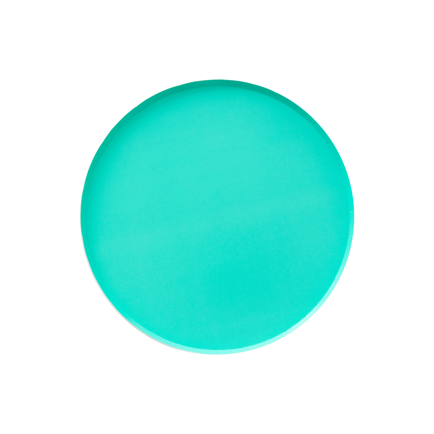Teal Blue Small Paper Party Plates - Ralph and Luna Party Shop