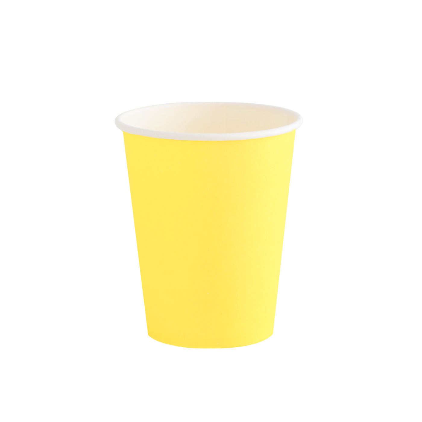 Happy Yellow Paper Party Cups - Ralph and Luna Party Shop