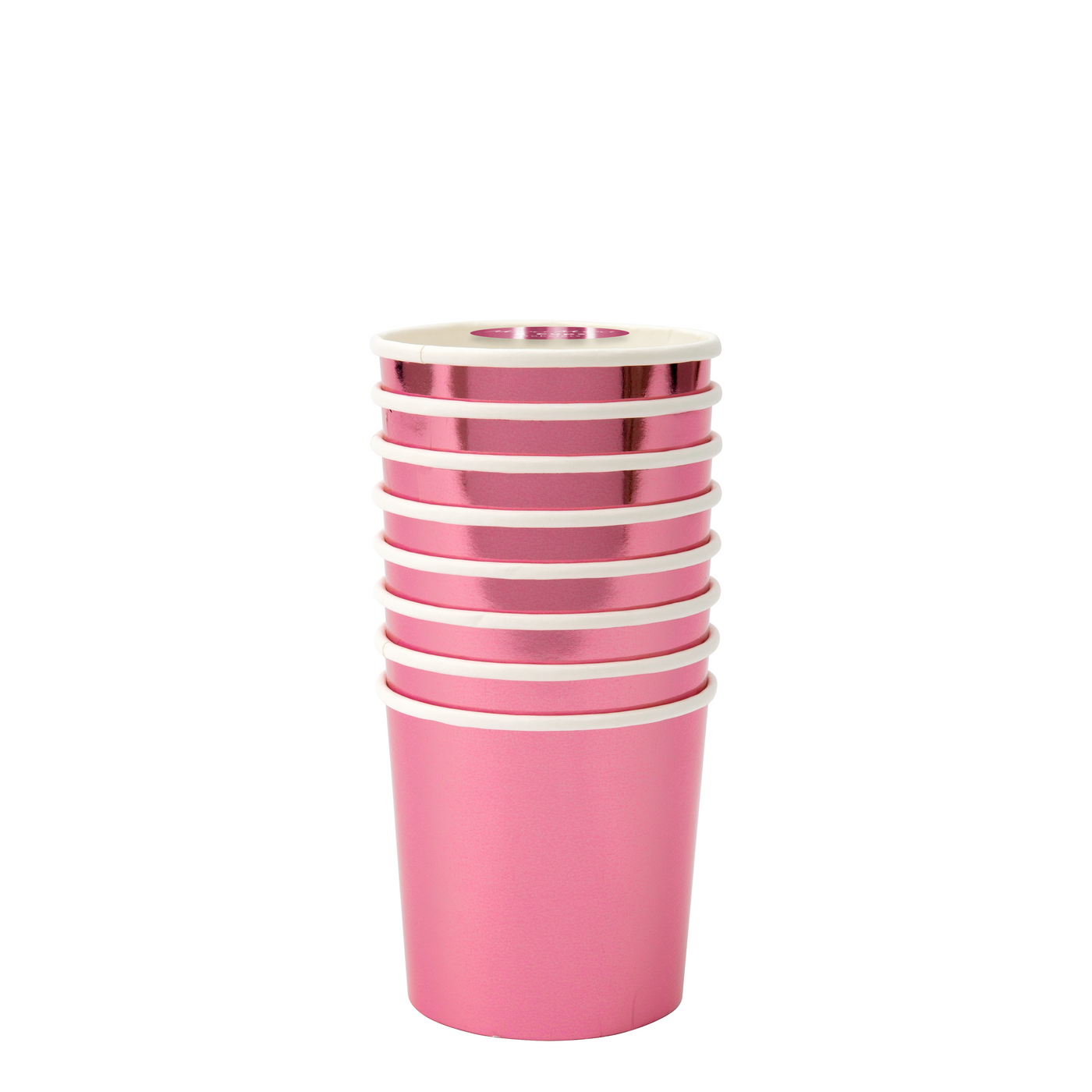 Metallic Pink Tumbler Cups - Ralph and Luna Party Shop