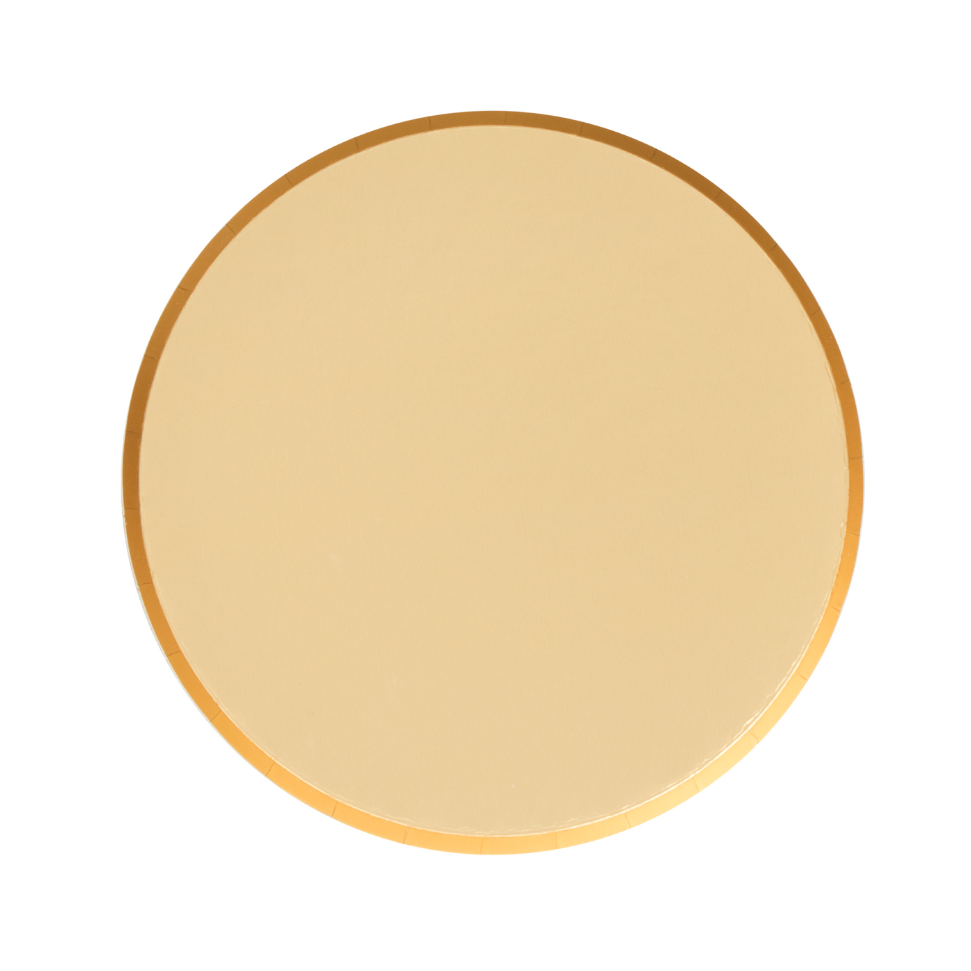 Gold Large Paper Plates - Ralph and Luna Party Shop