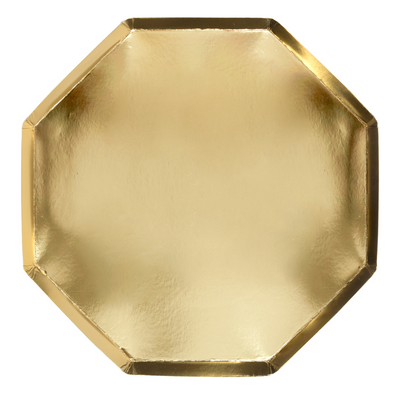 Gold Dinner Plates - Ralph and Luna Party Shop