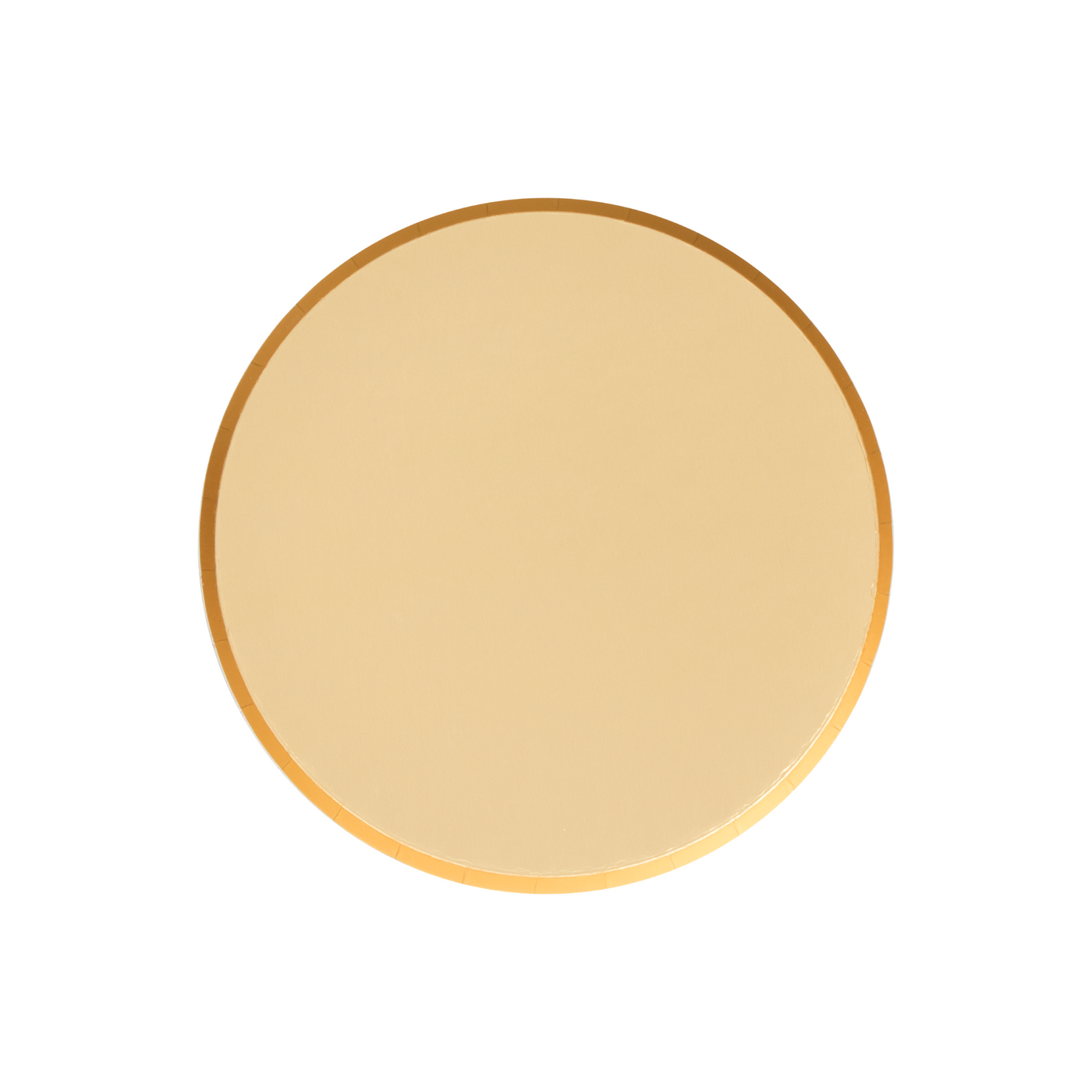 Gold Small Paper Party Plates - Ralph and Luna Party Shop
