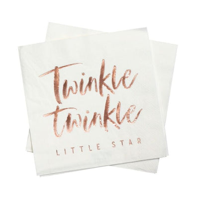 Twinkle Twinkle Foiled Napkins - Ralph and Luna Party Shop