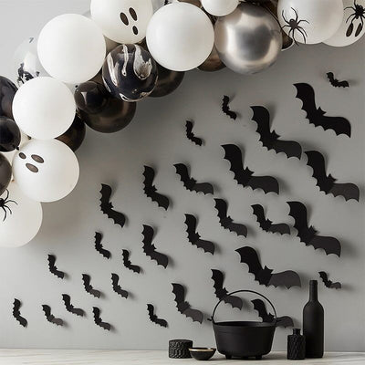 HALLOWEEN BAT WALL DECORATIONS